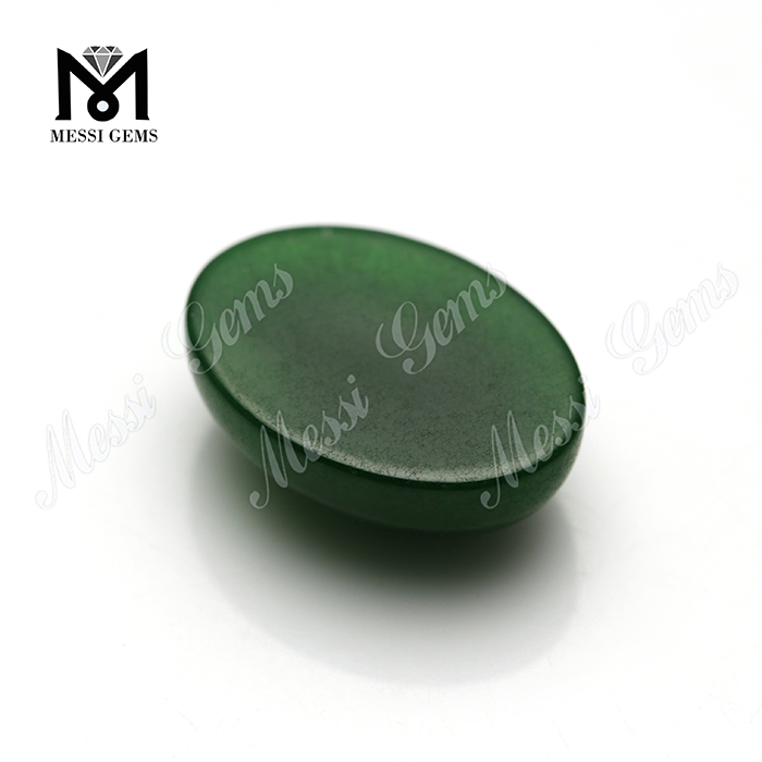 oval green jade cabochon natural jade gems