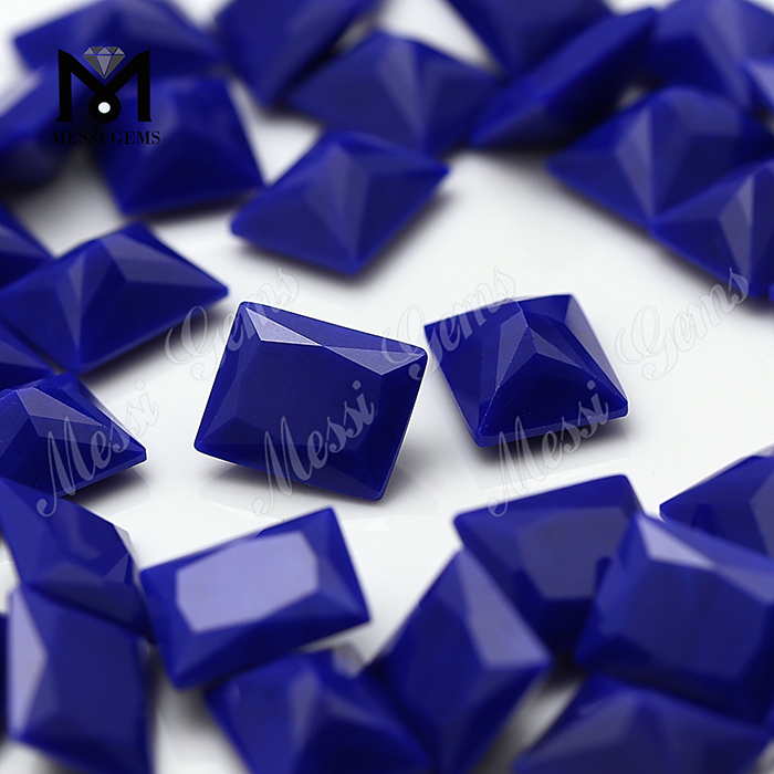 Rectangle Synthetic Lapis Lazuli Nano Bead Stone