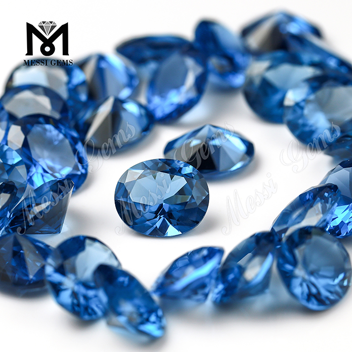 Wholesale 120 Synthetic Blue Spinel Stones