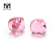 Pierre de zircone cubique à facettes en forme de champignon, coupée à la Machine, 10mm, prix d'usine