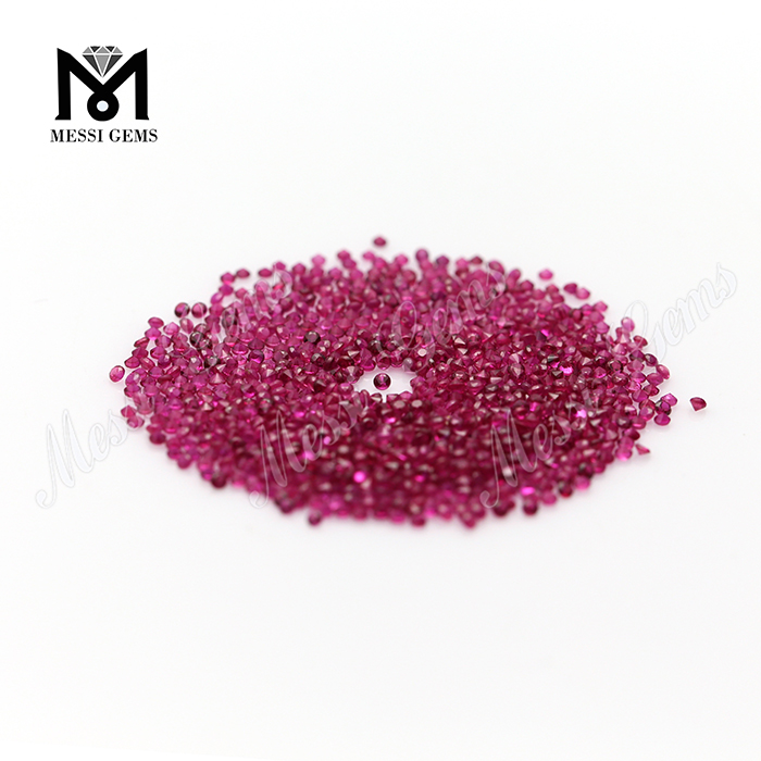 1.3MM Blood Ruby Natural Red Ruby Gemstone Beads