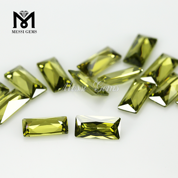 Factory Price CZ Gemstone 5x10mm Baguette Cut Cubic Zirconia