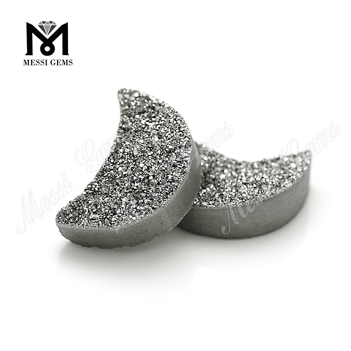 natural geode agate loose druzy stones for druzy pendant