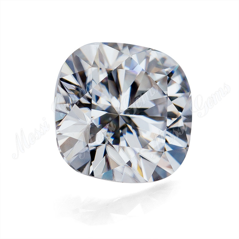 EF color VVS EX2 Cushion cut synthetic moissanite diamond gemstone