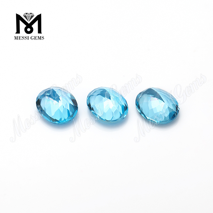 natural oval cut loose stones blue topaz price per carat
