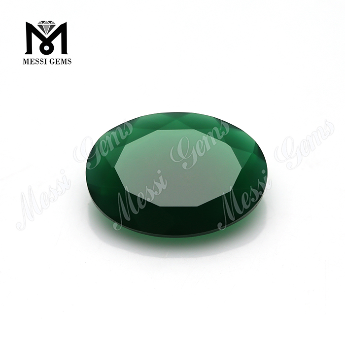 Hot Sell Price Agate Beads Oval Cut Gemstone Green Brazil Agate Stone