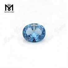 Wholesale Price Oval 6x8mm Synthetic 106# Blue Spinel Stone