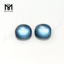 ライトブルーカラー 106# 10x10mm クッションカボション シンセティックスピネル