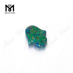OP69 11x13mm synthetic hamsa opal beads price for jewelry making