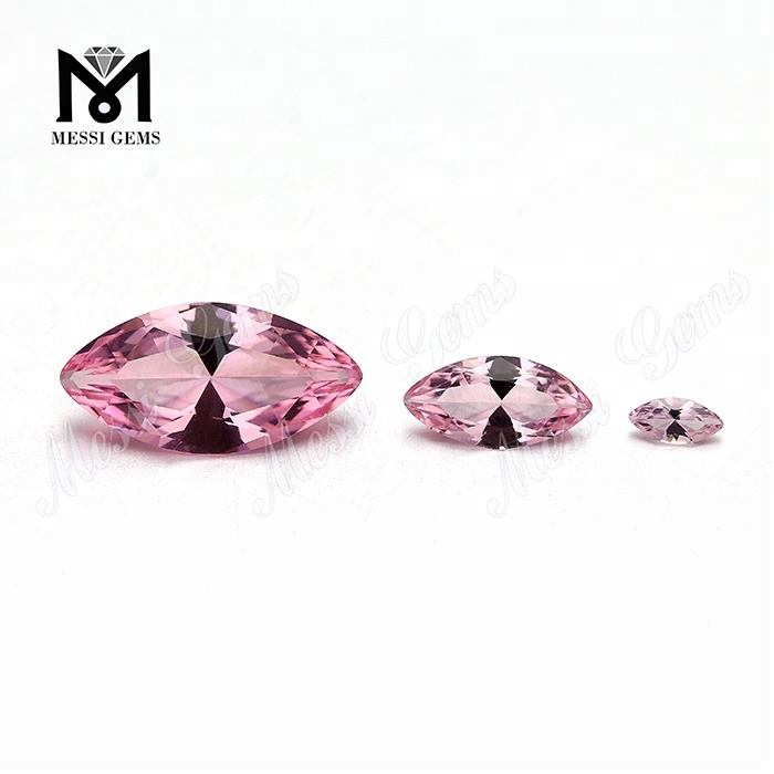 #28 Morganite Color Nanosital Marquise Cut Nanosital Gemstone