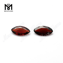 Mozambique marquise cut real loose red garnet stones price natural