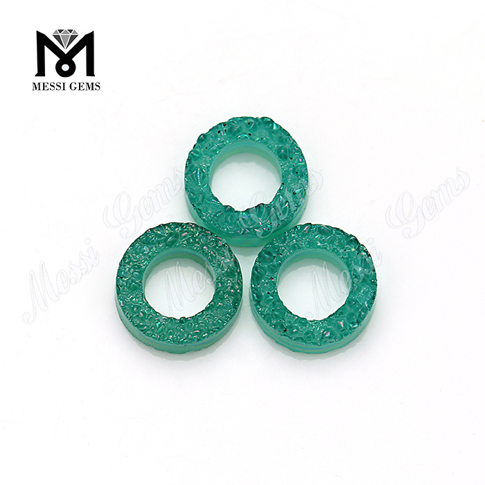 sparkle tyre shapes gemstones druzy in aqua blue color
