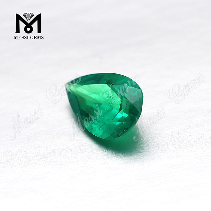 Pear Cut Lab Oprettet Hydrothermal Colombia Emerald