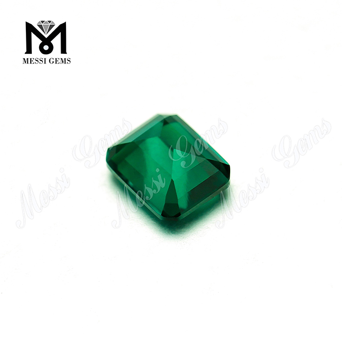 Lab Created Emerald Cut Zambian Emerald Stone Price Per Carat