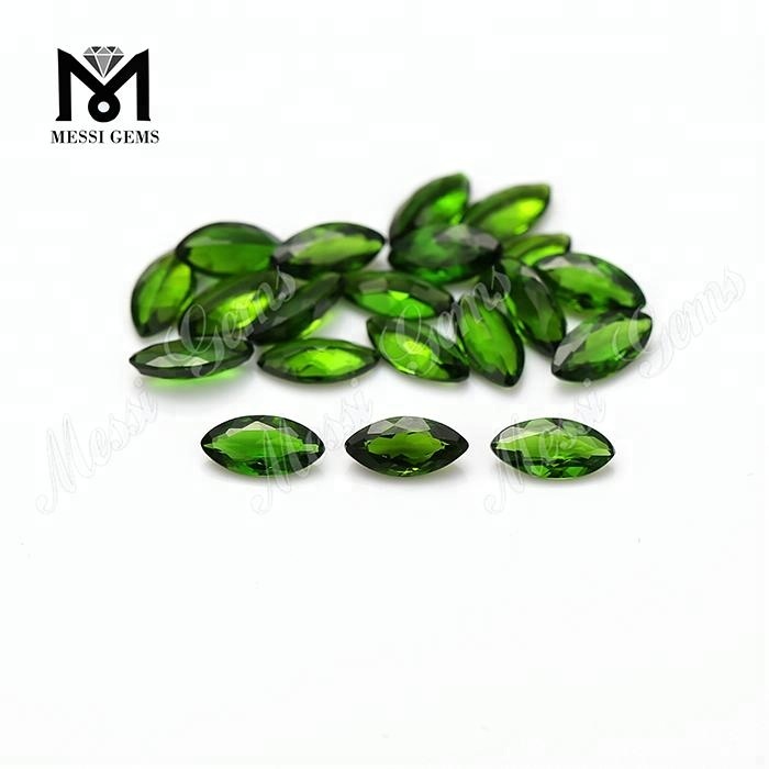 loose marquise 3*6mm natural diopside topaz gemstones