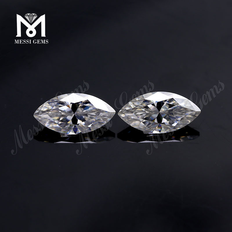 Factory loose brilliant marquise shape def moissanites diamond