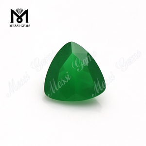 alibaba china supplier trillion loose green jade colored glass stone
