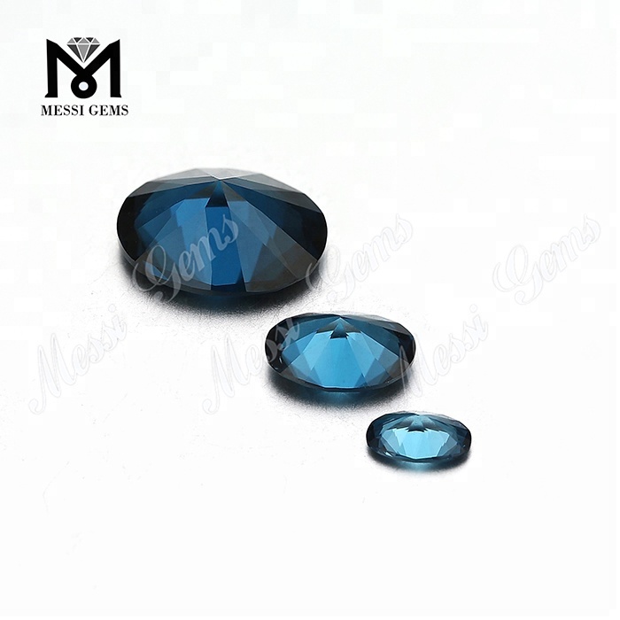 Heat Resistant London Blue Nanosital Gemstone 48# Nanosital Stone