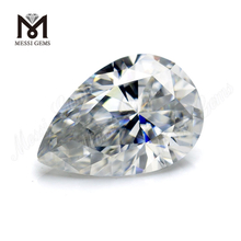 Pierre de moissanite blanche DEF, grande taille 9x13mm, coupe poire, en vrac, prix