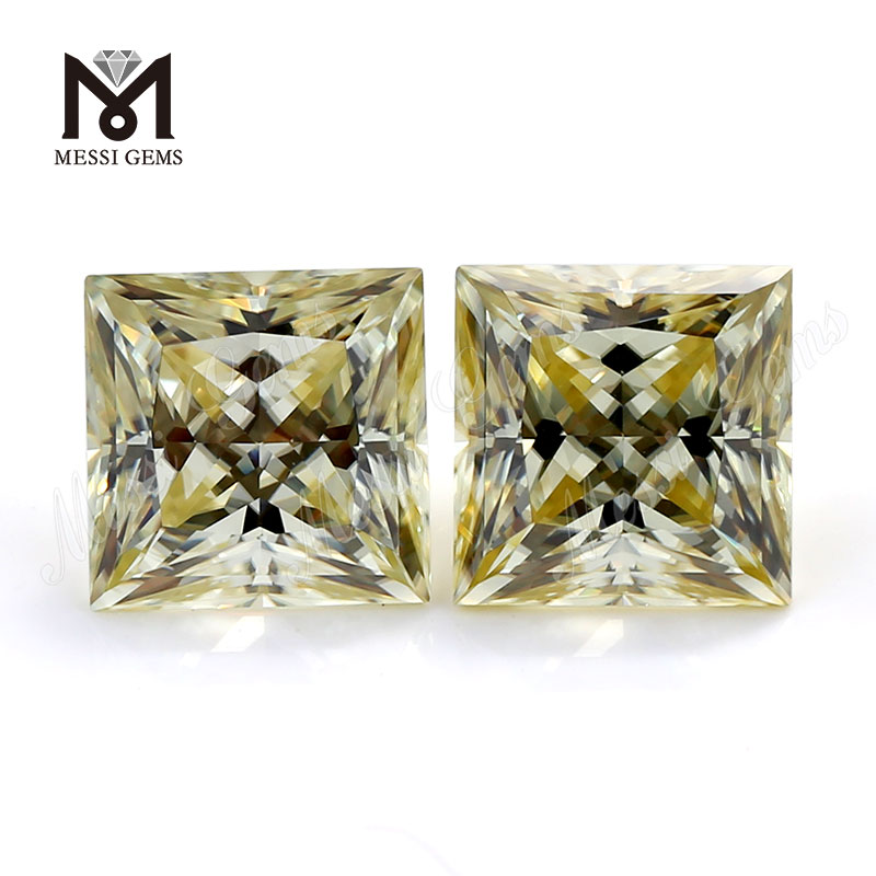yellow moissanite stone manufacturer loose gems