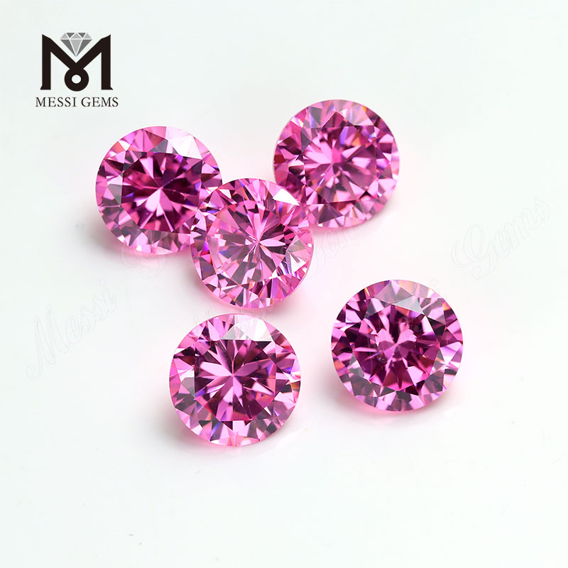 Factory price brilliant cut synthetic cubic zirconia whit 10mm cz stones