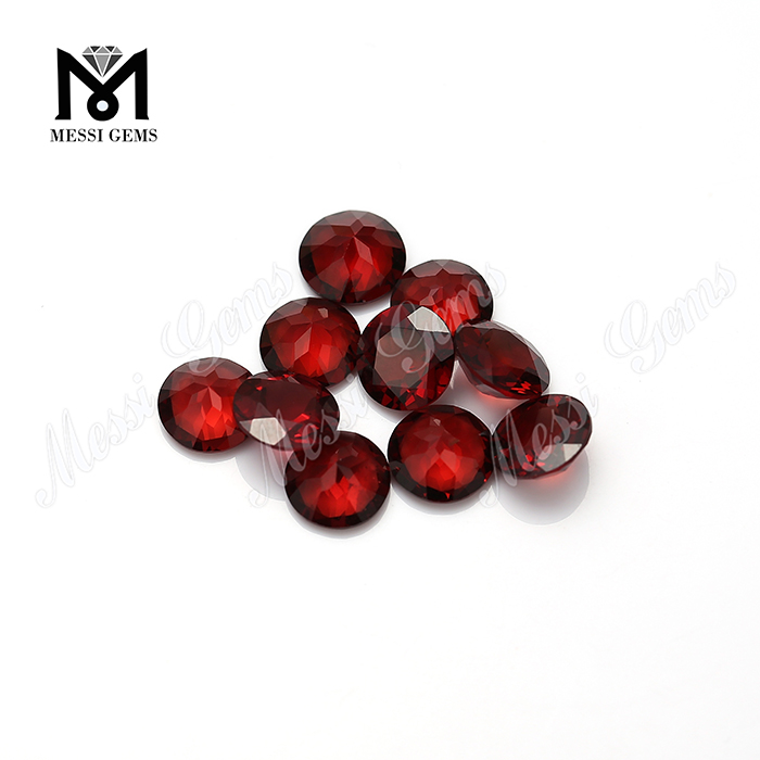 Round Cut Natural Mozambique Red Gemstones For Pendent