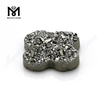 14mm clovers loose silver druzy stone, wholesale druzy
