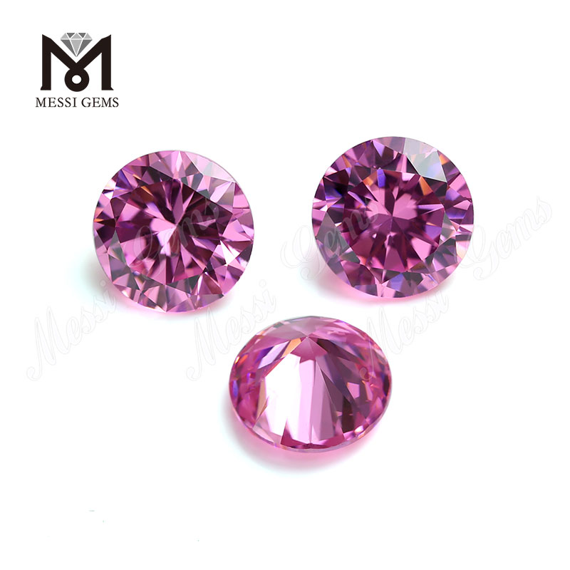 Factory price brilliant cut synthetic cubic zirconia whit 10mm cz stones