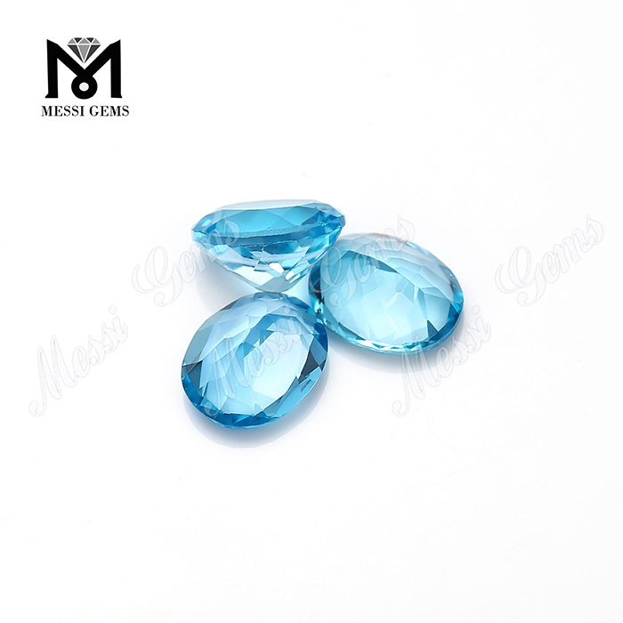 Radiation Blue Color Natural Topaz loose gems stones