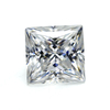wholesale near colorless white princess cut moissanite diamond