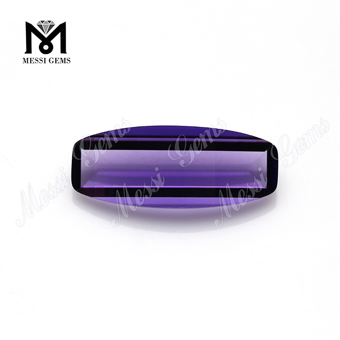 high quality fancy cut purple crystal glass stone