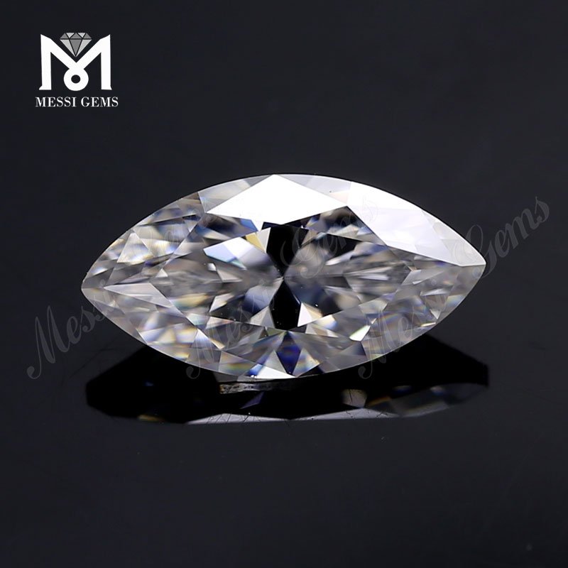 6x12mm Colorless Large VVS Marquise Moissanite
