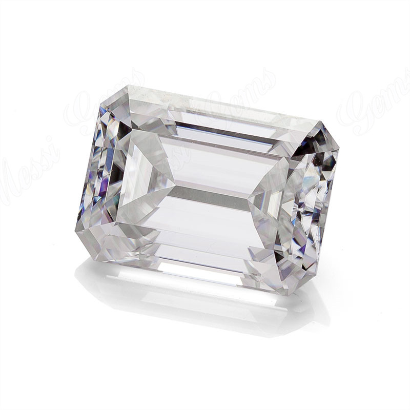 emerald cut moissanite diamond 1 carat China synthetic moissanite factory price