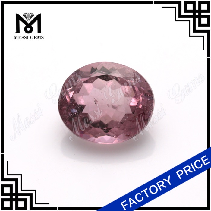 Loose Oval Pink Precious Olivine Gemstone Natural Olivine Stone