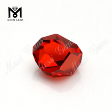 Forme fantaisie 11 x 9,4 x 7 mm Pierre de zircone cubique orange