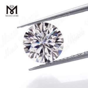 Loose wholesale price round brilliant 8mm VVS white moissanite diamond
