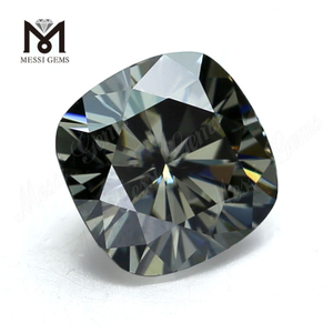 9*11mm Cushion synthetic moissanite 5ct Grey moissanite manufacturer