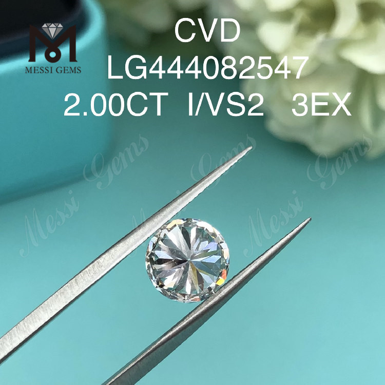 2 ct I VS2 Round lab diamonds EX Cut Grade