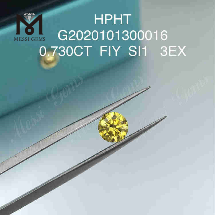 0.730ct FIY SI1 3EX RD loose lab grown diamonds wholesale
