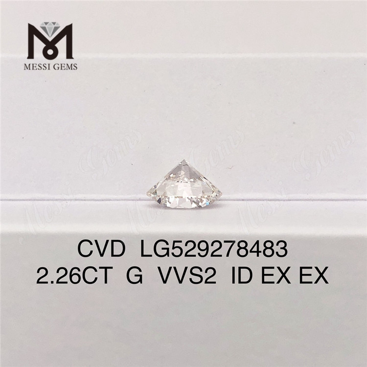 2.26CT G VVS rd lab diamonds cvd diamond wholesale