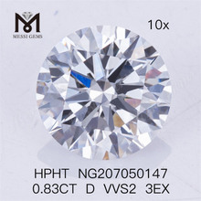HPHT 0.83CT D VVS2 wholesale price 3EX Lab Diamonds 
