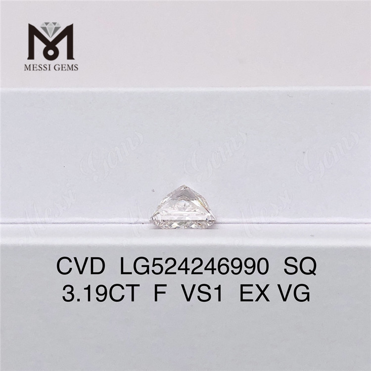 3.19CT CVD Diamond Wholesale SQ F VS1 Lab Grown Diamond Factory Price