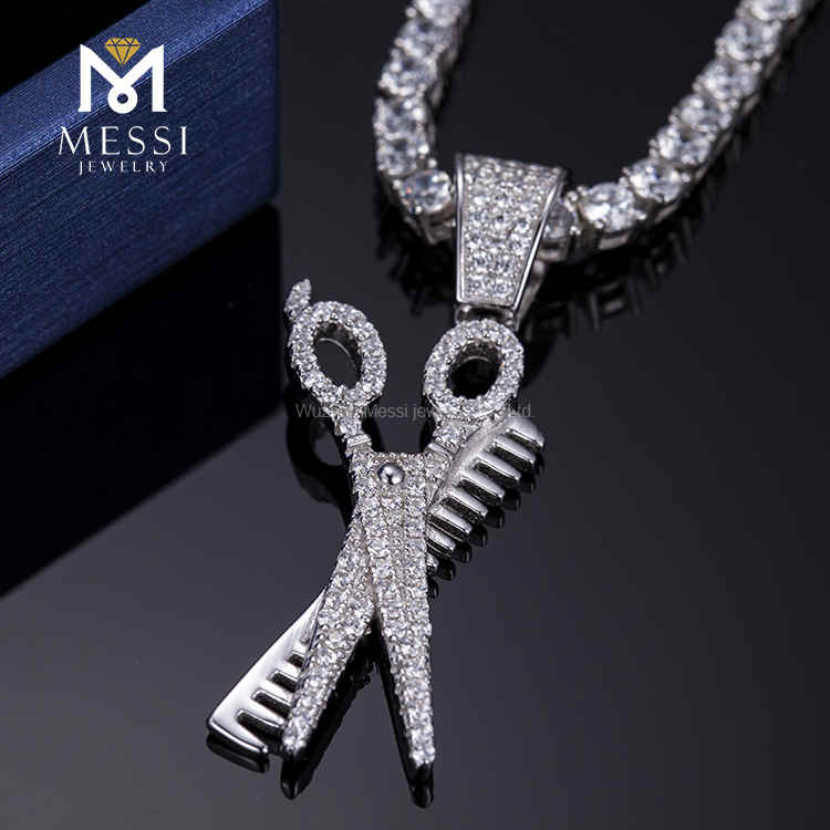 moissanite hip hop jewelry iced out moissanite chain