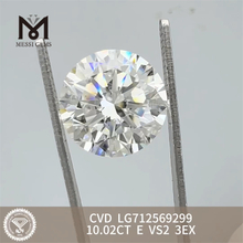 10,02 CT E VS2 3EX CVD-gewachsener Diamant LG712569299