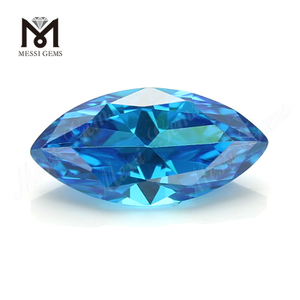 Loose cz 7x14mm marquise cut sapphire cubic zirconia stone