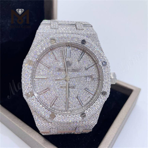 custom hip hop mens moissanite watch luxury vvs moissanite watch