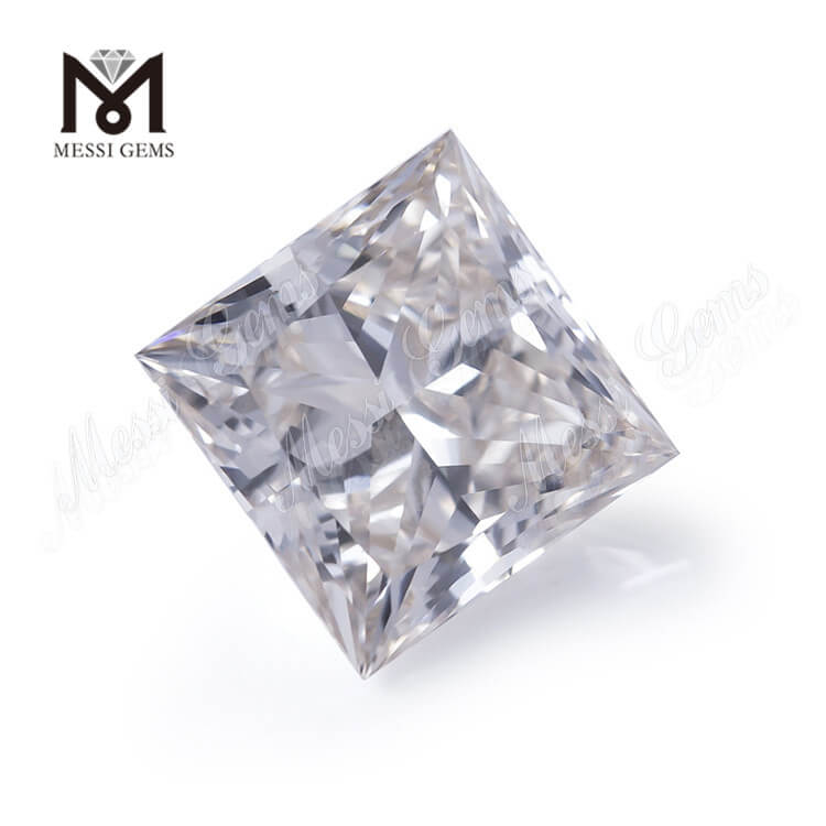 Square princess Loose 2ct man made diamonds price price for jewelry