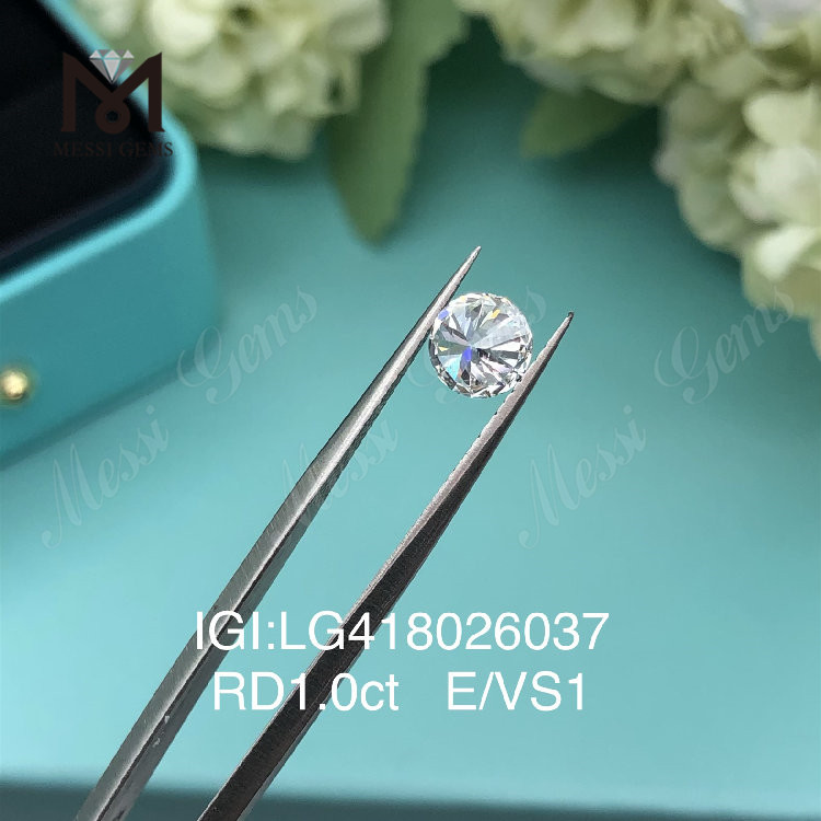1 carat E/VS1 EX VG lab grown diamond Round Buy 1ct lab diamond, 1
