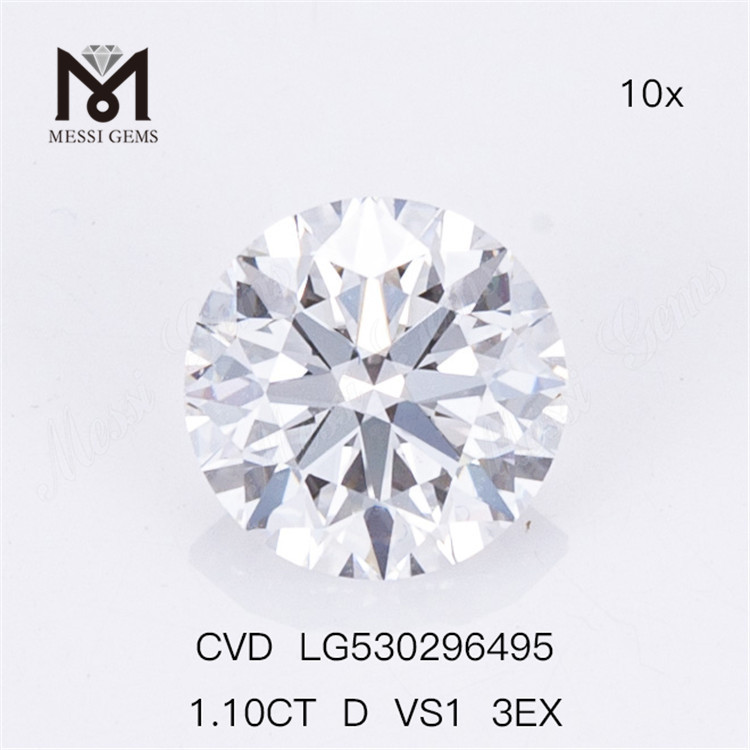 1.10 Ct D Best Sell Loose Lab Diamond Round Cvd Diamond Wholesale