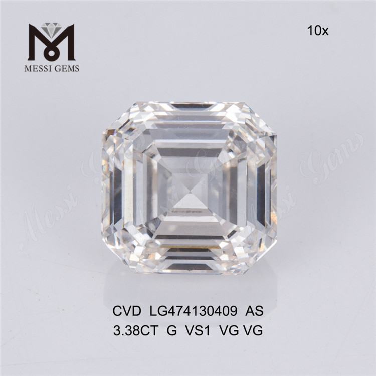 3.38ct AS 3ct cheap synthetic diamond cvd diamond wholesale price